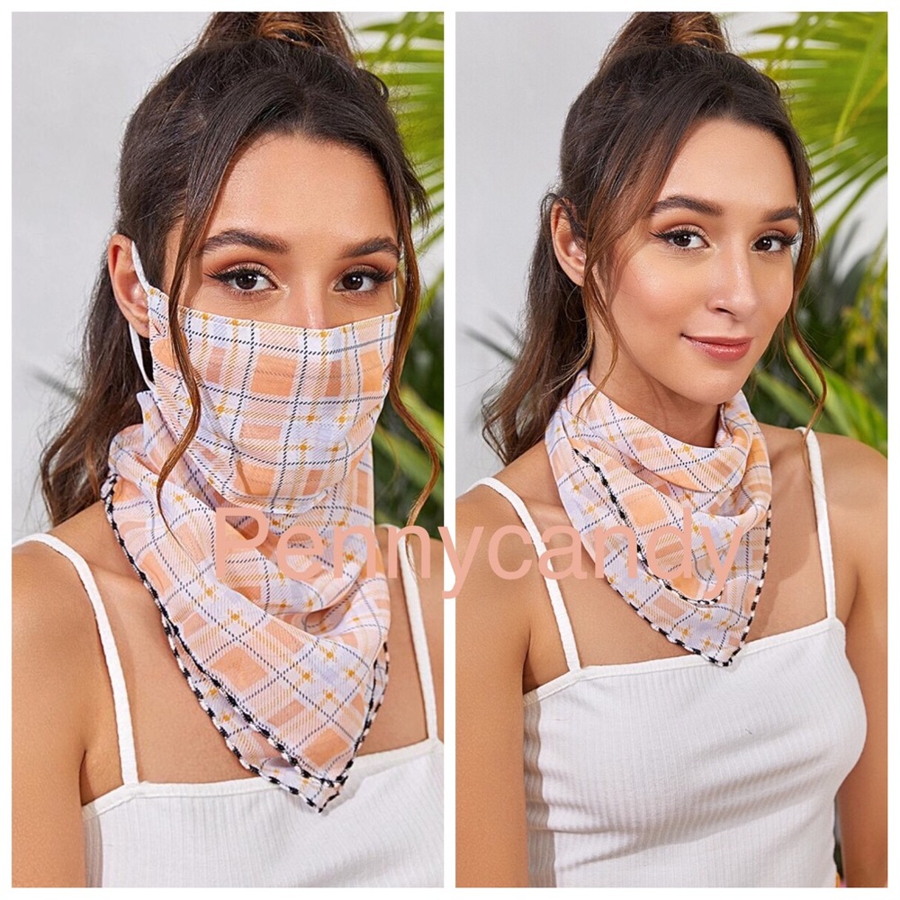 Farmhouse scarf face mask